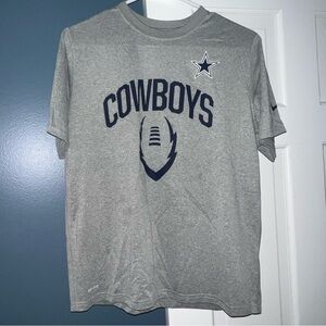 Nike Gray Dri-FIT Dallas Cowboys T-Shirt Youth XL